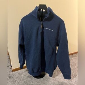 Grand Teton Men's Navy Quarter Zip Sweatshirt